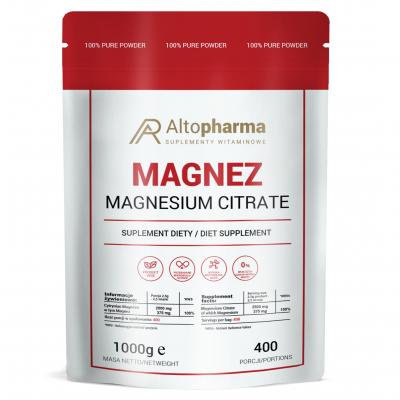 CYTRYNIAN MAGNEZU 100% MAGNEZ W PROSZKU 1kg PRODUKT WEGE