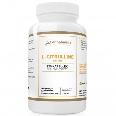 L-CYTRULINA 500mg MEGA DAWKA 99,5% PRODUKT WEGE 120 kapsułek