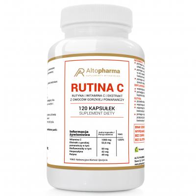 RUTINA C WITAMINA C 1000mg ODPORNOŚĆ PRODUKT WEGE 120 kapsułek