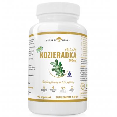 KOZIERADKA FENUGREEK Ekstrakt 600 mg MEGA DAWKA 90 kapsułek