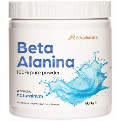 BETA ALANINA Wytrzymałość Pompa Pobudzenie Energia SMAK NATURALNY 400 g