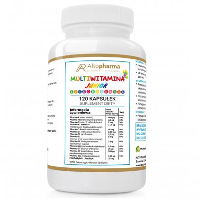 Multiwitamina JUNIOR witaminy dla dzieci 120 kapsułek