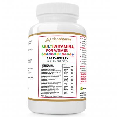 Multiwitamina DLA KOBIET  120 kapsułek