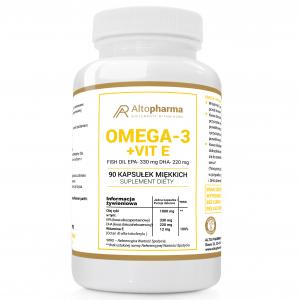 OMEGA 3 FORTE GOLD EPA330 DHA220 + WITAMINA E 90 kapsułek miękkich (Softgel)
