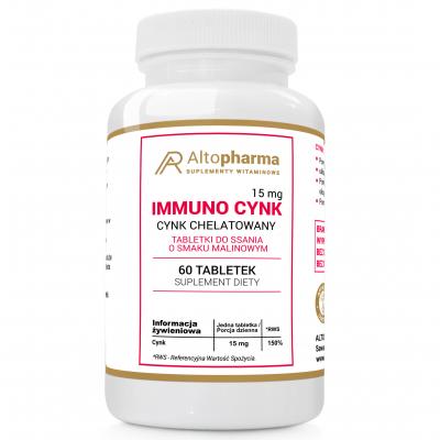 IMMUNO CYNK -  CYNK CHELATOWANY DO SSANIA PRODUKT WEGE 60 tabletek